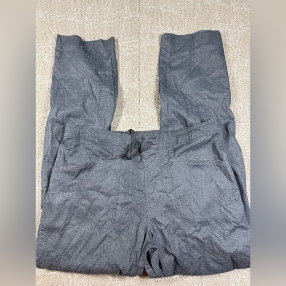 Patagonia Hemp Blend Waist Tie Straight Leg Hiking pocket Pant Mens Size 35 - Picture 1 of 7